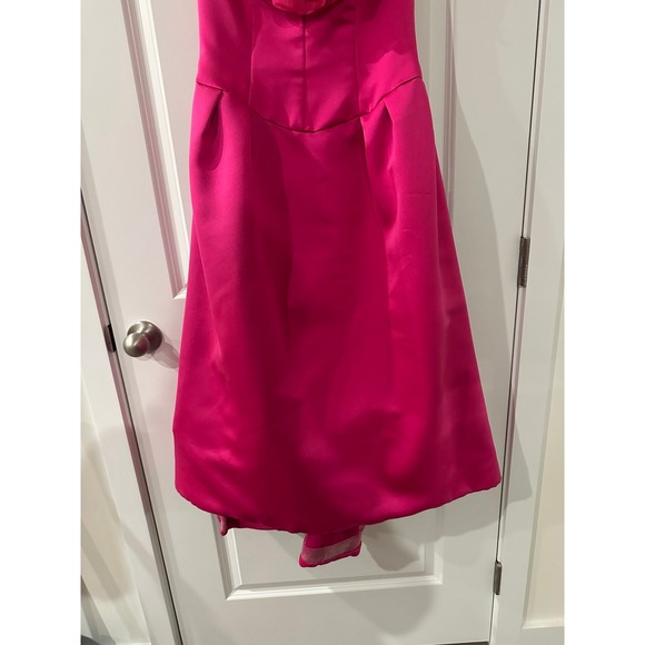 Vintage Victor Costa Gown Pink Formal Prom Bridal Cocktail Dress - Picture 3 of 12